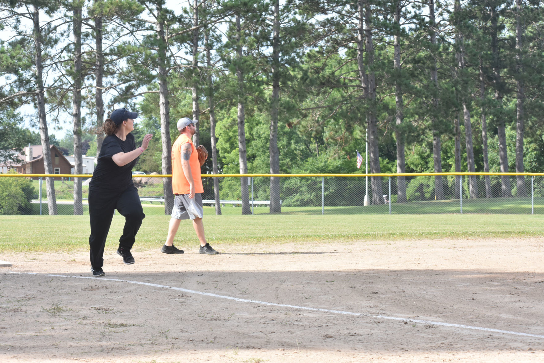 Brittany Beahm runs to home plate